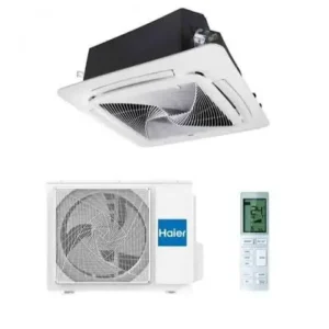 Haier 4 Ton inverter Ceiling Cassette AC, Heat and Cool 48E/DC